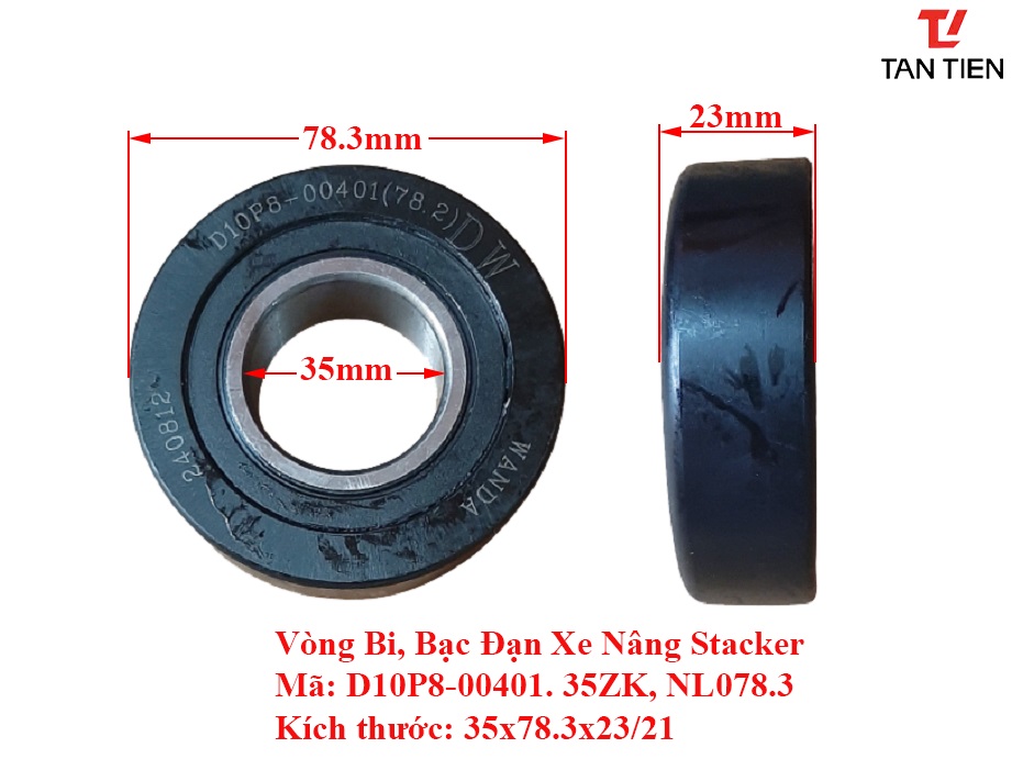 Bạc Đạn Xe Nâng CDD D10P8-00401